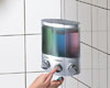 Trio lll Wall/Corner Satin/Translucent Triple Dispenser