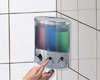 Trio lll Wall/Corner Chrome/Translucent Triple Dispenser